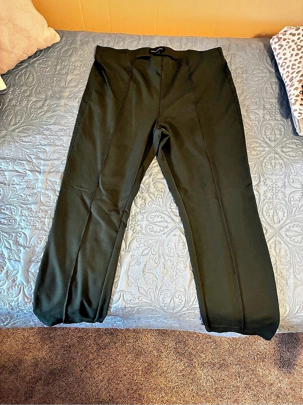 Banana Republic Women's Pull-On Ponte Pant Dark Green